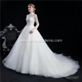 Simple And Neat Light chinese style wedding dress With Lace Sleeves